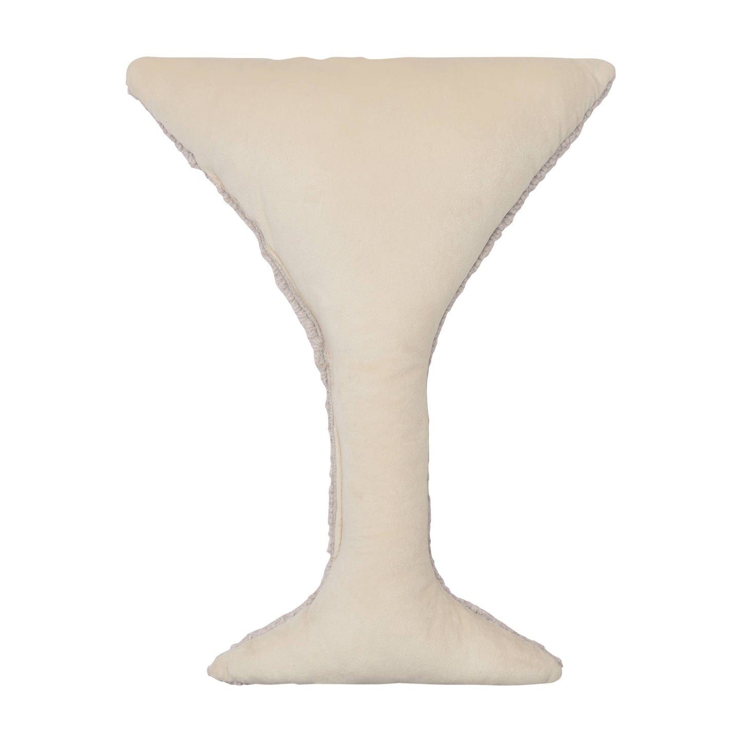 Peking Handicraft - Martini Glass Shaped Hook Pillow - Ampersand - Jennie Dots