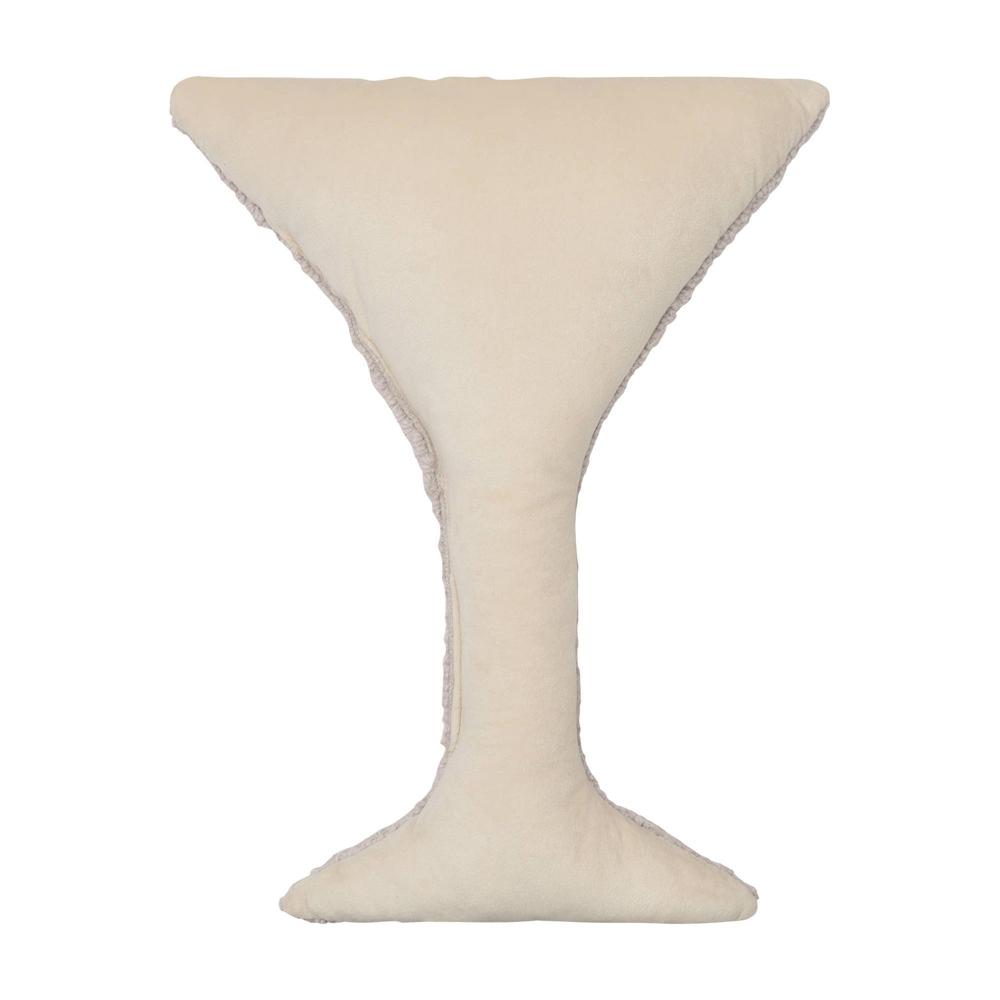 Peking Handicraft - Martini Glass Shaped Hook Pillow - Ampersand - Jennie Dots