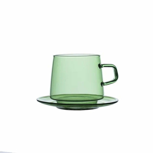 Retro Glass Mug Set