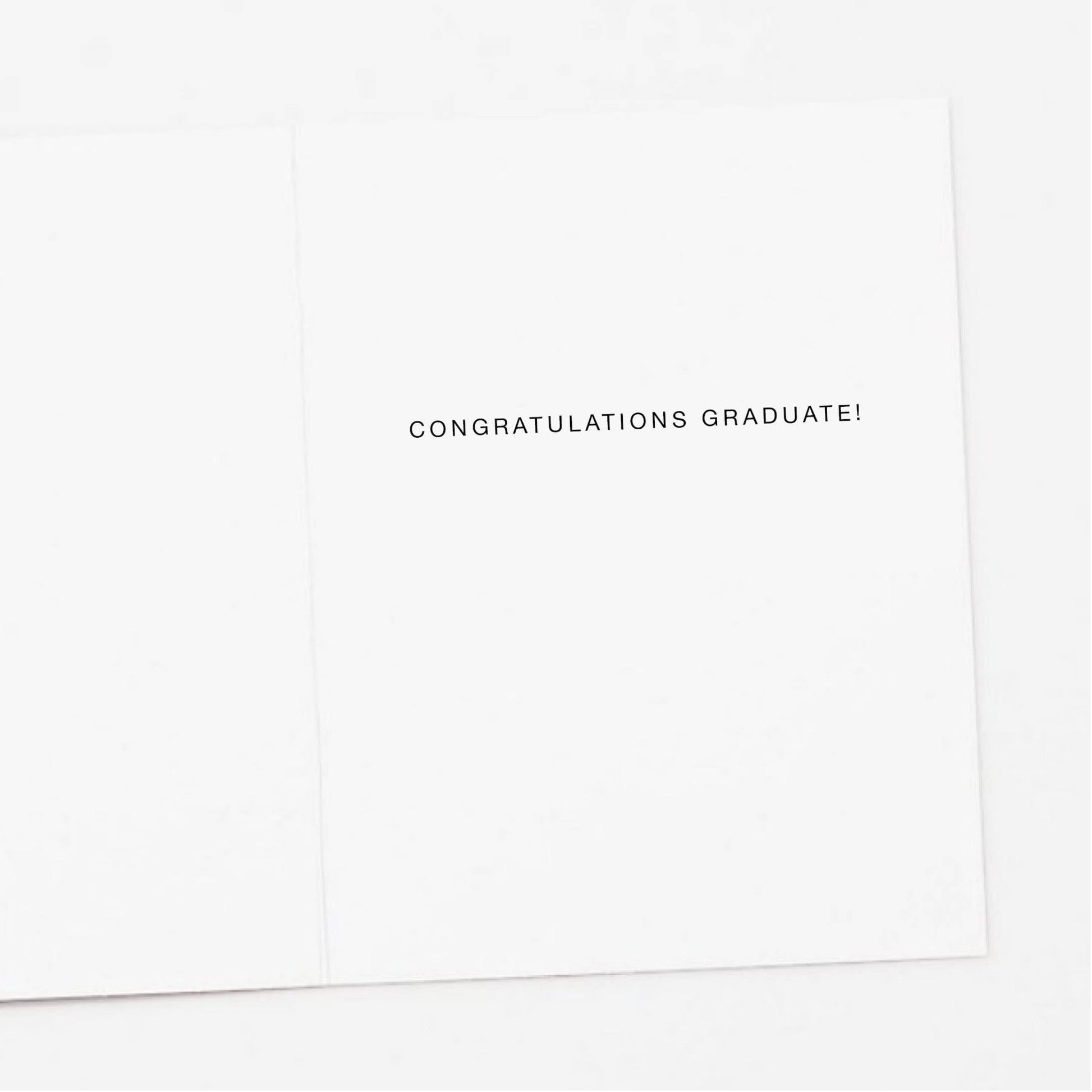 Ralph Waldo Emerson Quote Graduation Card - Jennie Dots
