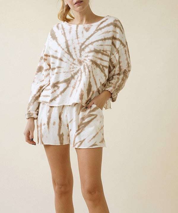 Recycled Cotton Vintage Tie - dye sweat sets - Jennie Dots