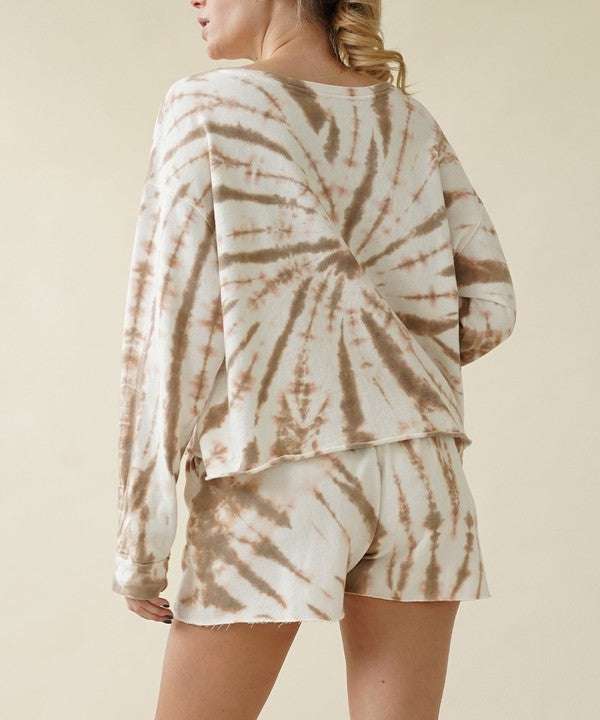 Recycled Cotton Vintage Tie - dye sweat sets - Jennie Dots