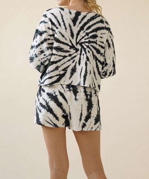 Recycled Cotton Vintage Tie - dye sweat sets - Jennie Dots