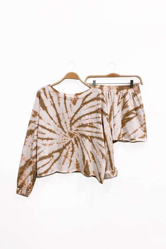 Recycled Cotton Vintage Tie - dye sweat sets - Jennie Dots