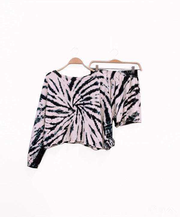 Recycled Cotton Vintage Tie - dye sweat sets - Jennie Dots