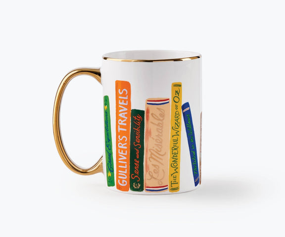 Rifle Paper Co. - Book Club Porcelain Mug - Jennie Dots
