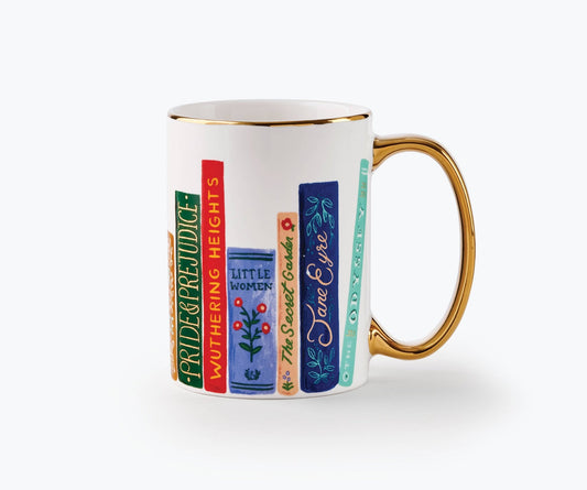 Rifle Paper Co. - Book Club Porcelain Mug - Jennie Dots