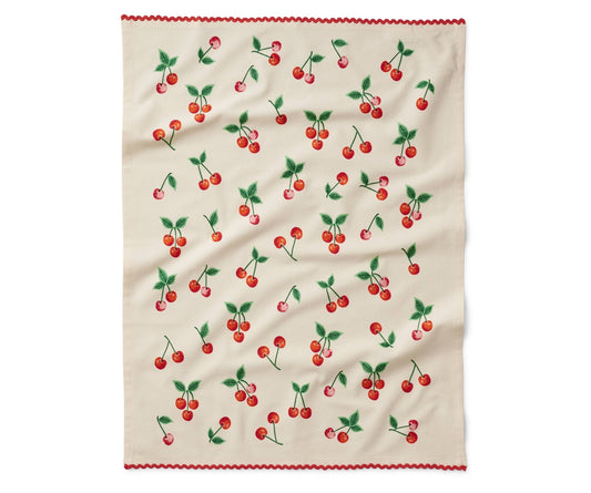 Rifle Paper Co. - Cherries Tea Towel - Jennie Dots