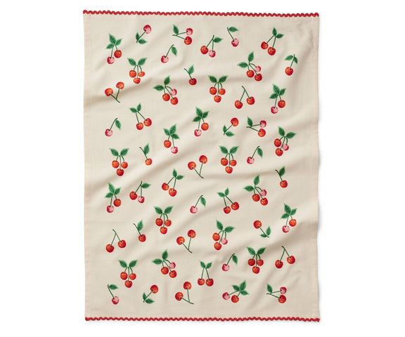 Rifle Paper Co. - Cherries Tea Towel - Jennie Dots
