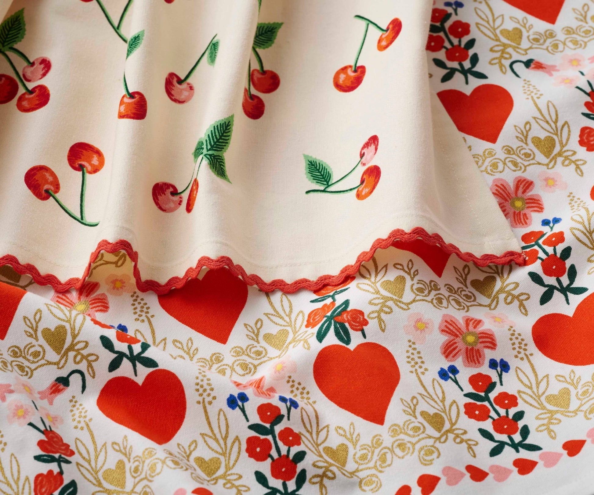 Rifle Paper Co. - Cherries Tea Towel - Jennie Dots
