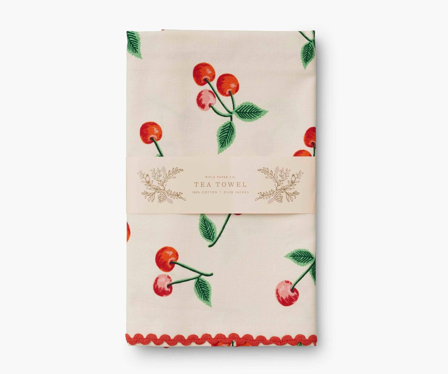 Rifle Paper Co. - Cherries Tea Towel - Jennie Dots