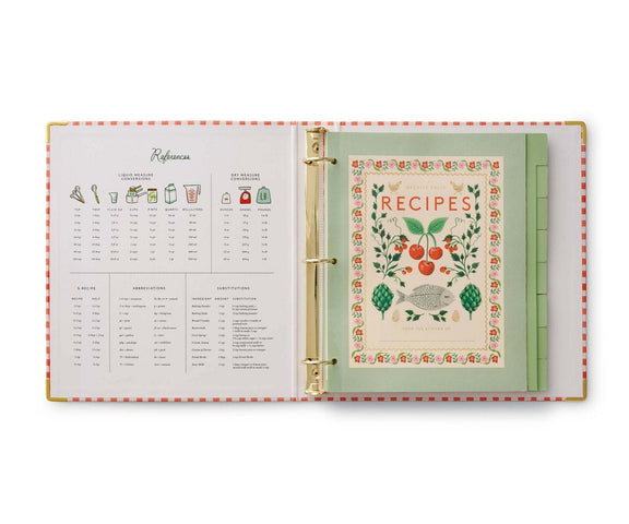 Rifle Paper Co. - Cherry Farm Recipe Binder - Jennie Dots