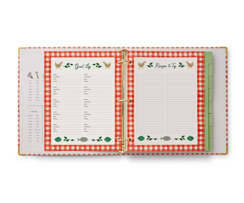 Rifle Paper Co. - Cherry Farm Recipe Binder - Jennie Dots