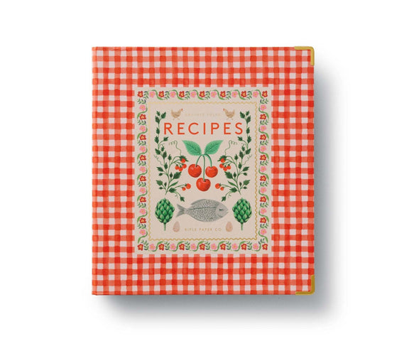Rifle Paper Co. - Cherry Farm Recipe Binder - Jennie Dots