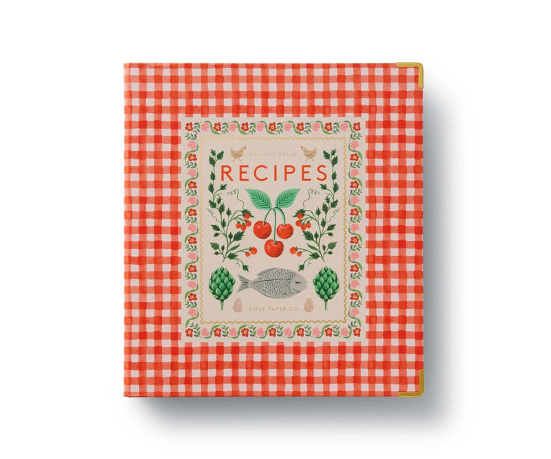 Rifle Paper Co. - Cherry Farm Recipe Binder - Jennie Dots