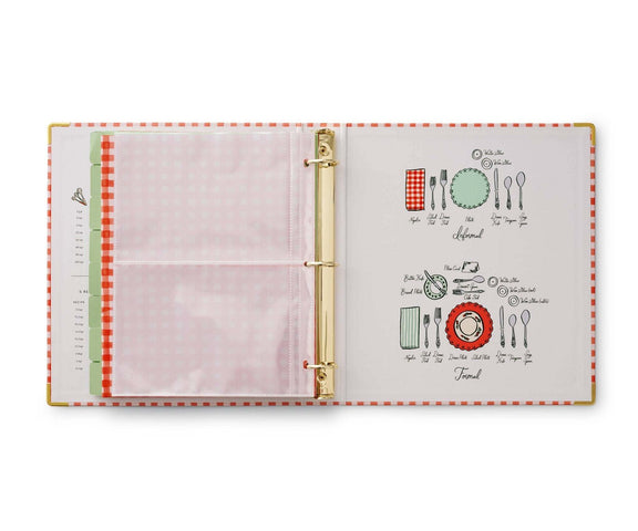 Rifle Paper Co. - Cherry Farm Recipe Binder - Jennie Dots