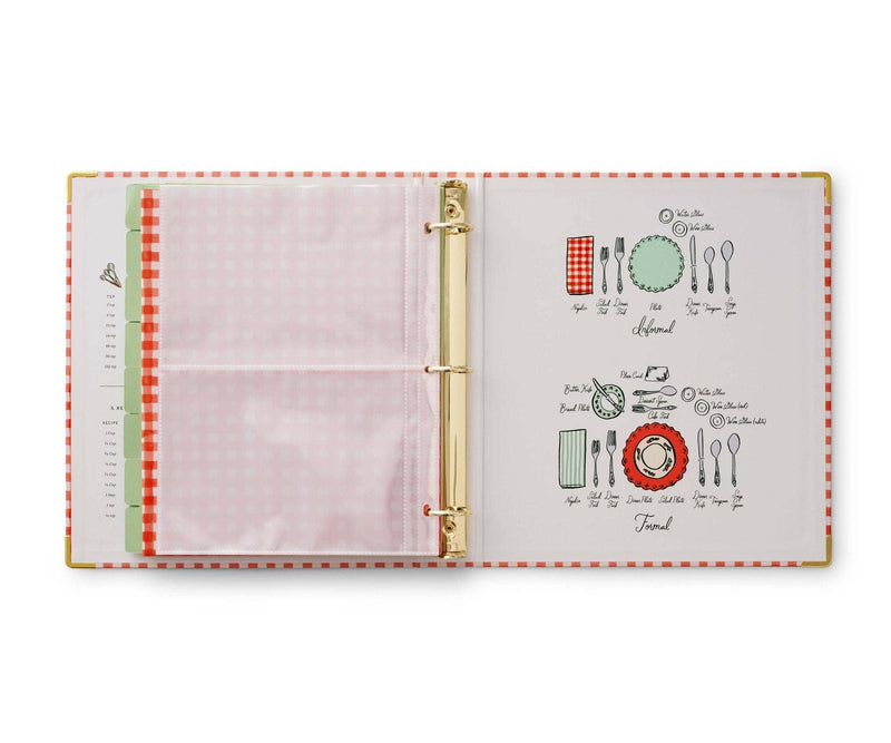 Rifle Paper Co. - Cherry Farm Recipe Binder - Jennie Dots