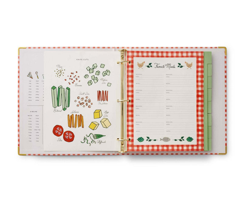 Rifle Paper Co. - Cherry Farm Recipe Binder - Jennie Dots