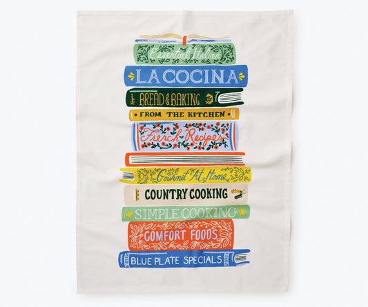 Rifle Paper Co. - Cookbooks Tea Towel - Jennie Dots