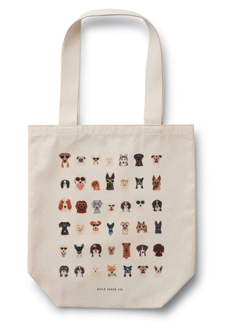 Rifle Paper Co. - Dog Days Canvas Tote Bag - Jennie Dots