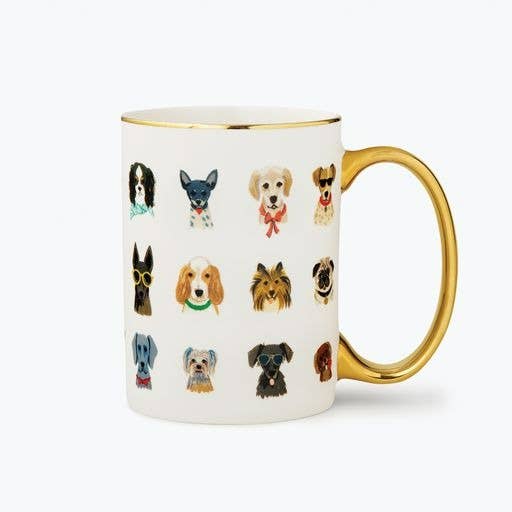 Rifle Paper Co. - Dog Days Porcelain Mug - Jennie Dots