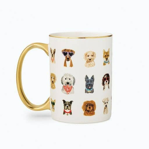 Rifle Paper Co. - Dog Days Porcelain Mug - Jennie Dots