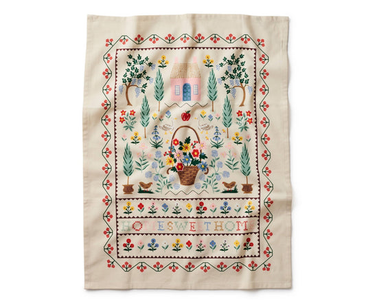 Rifle Paper Co. - Home Sweet Home Tea Towel - Jennie Dots