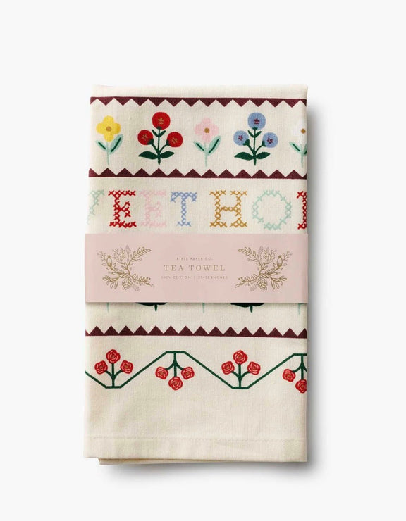 Rifle Paper Co. - Home Sweet Home Tea Towel - Jennie Dots
