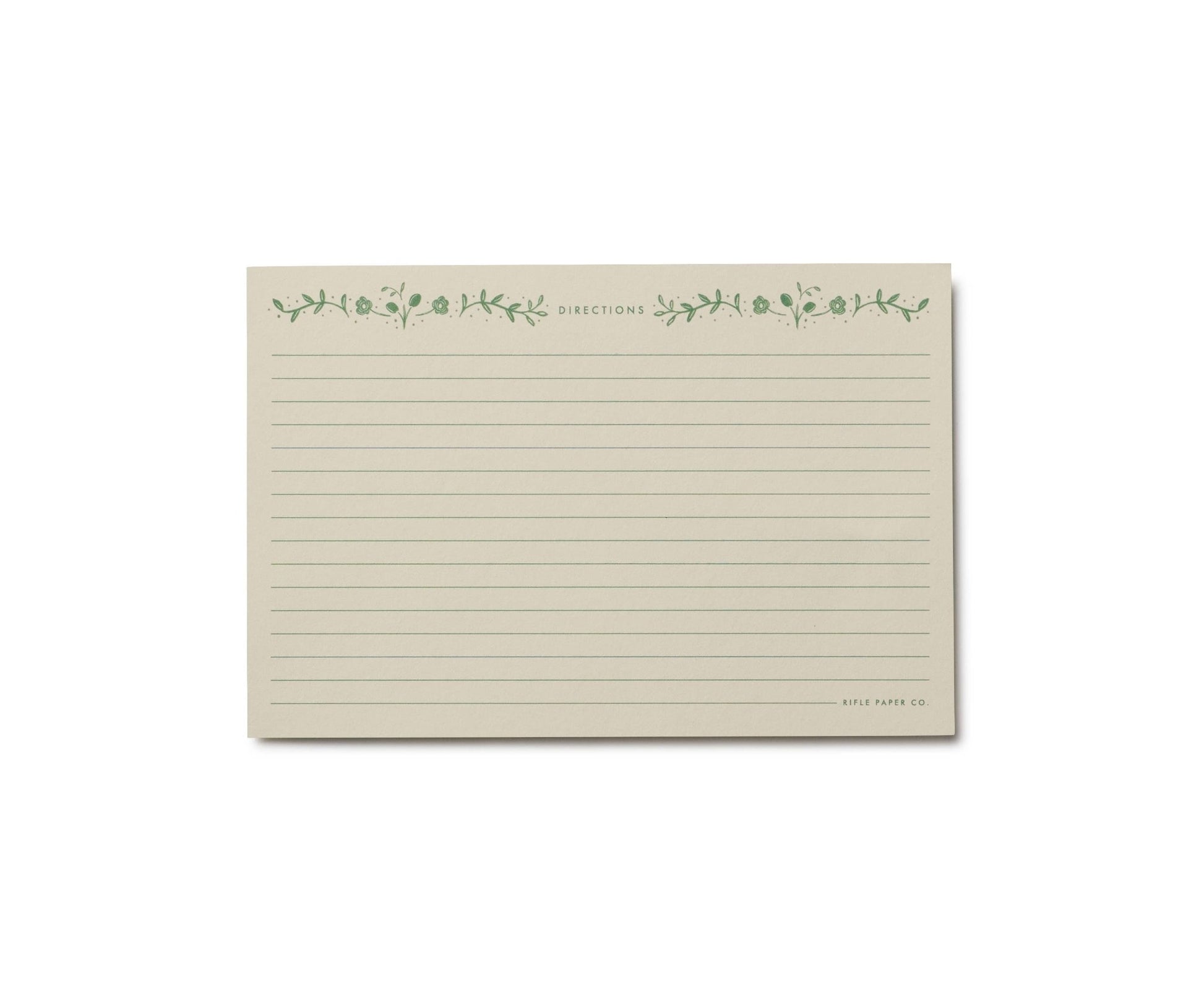 Rifle Paper Co. - Pack of 12 Artichoke Recipe Cards - Jennie Dots