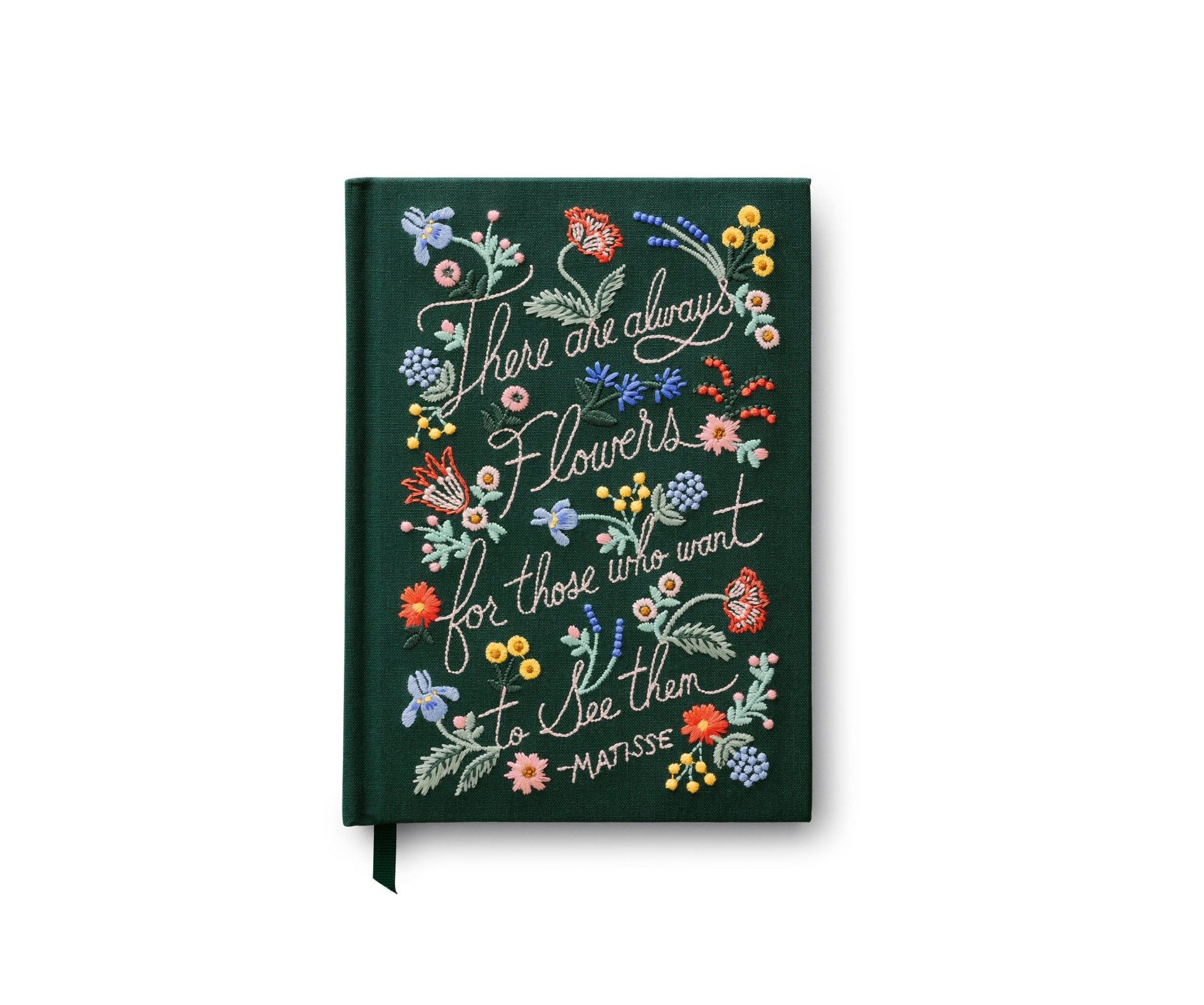 Rifle Paper Co. - There Are Always Flowers Embroidered Journal - Jennie Dots