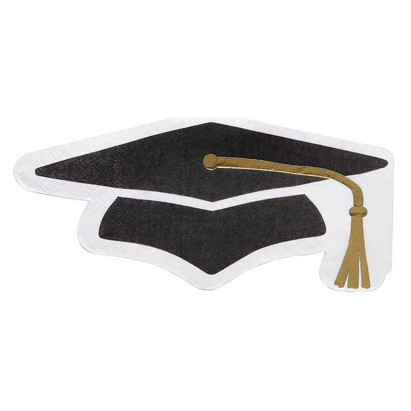 Shaped Napkins - Graduation Cap - Jennie Dots