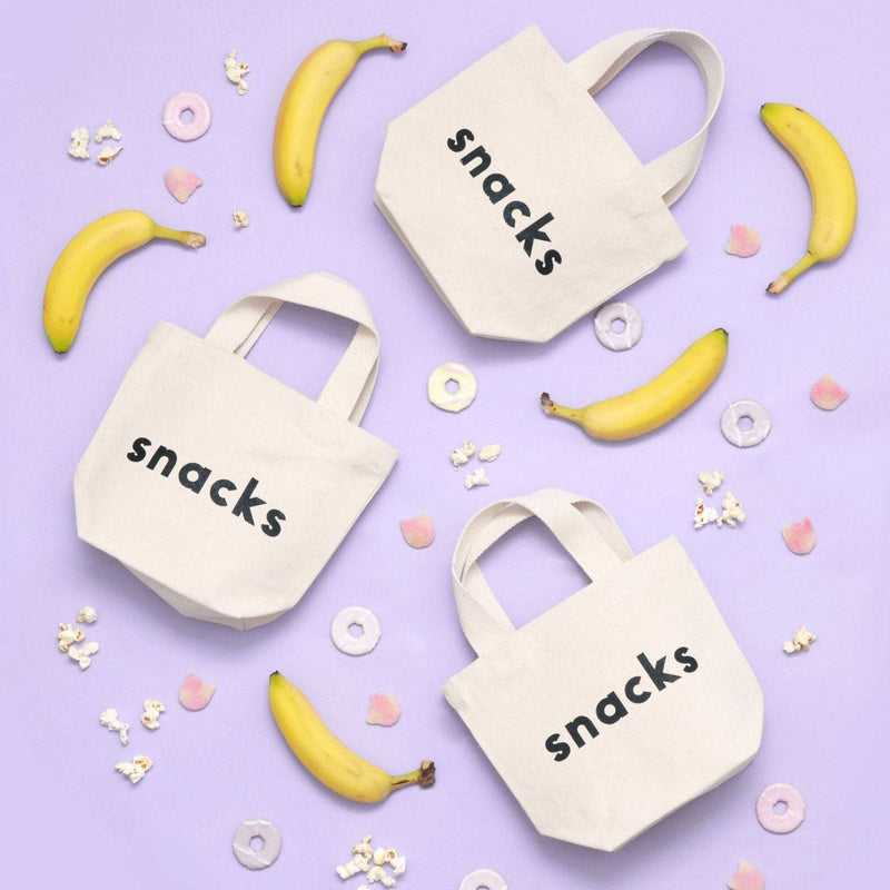 Snacks - Little Canvas Bag Alphabet Bags - Jennie Dots