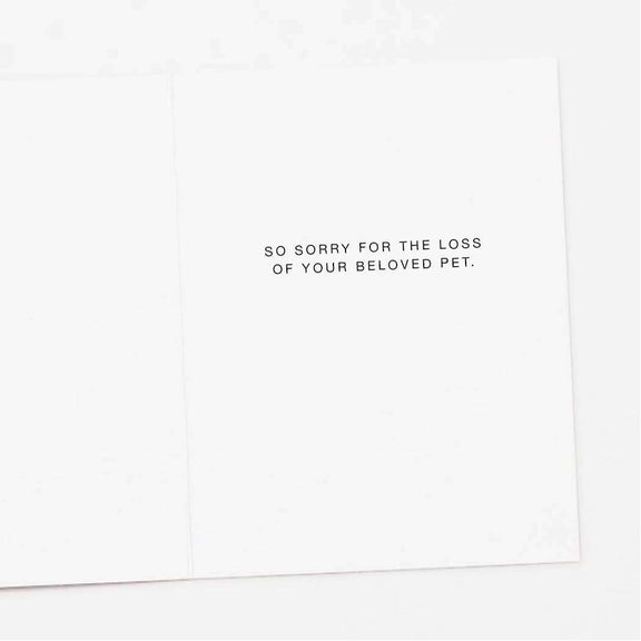 Sorry Dogs Pet Sympathy Card - Jennie Dots