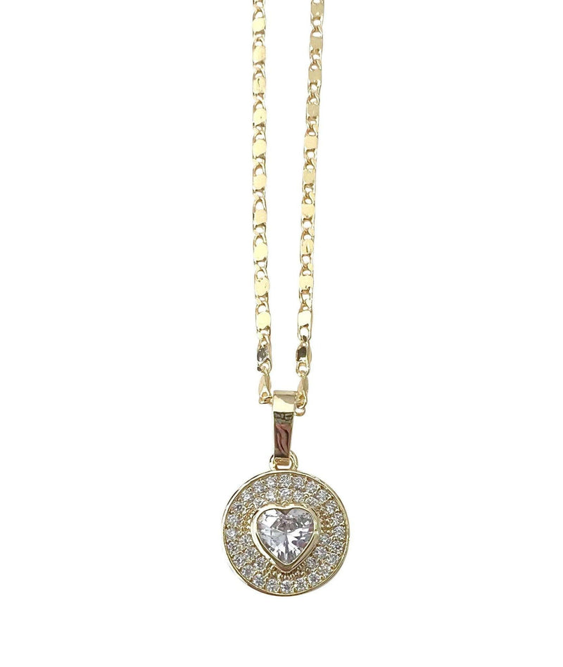 Stevie Necklace - Heart - Jennie Dots