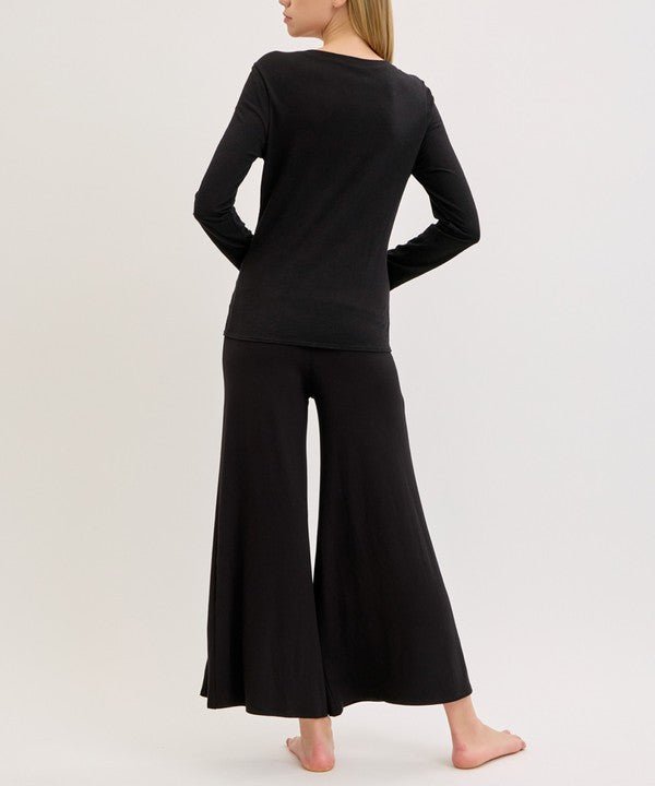Bamboo Palazzo Pants | Ankle Length Palazzo | Jennie Dots
