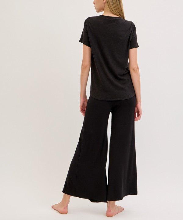 Bamboo Palazzo Pants | Ankle Length Palazzo | Jennie Dots