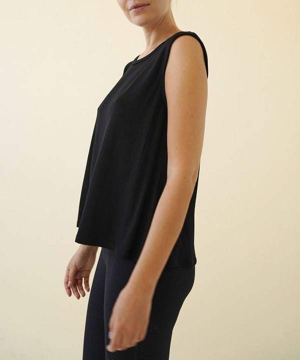 Studio Ko Bamboo Muscle Tank - Jennie Dots