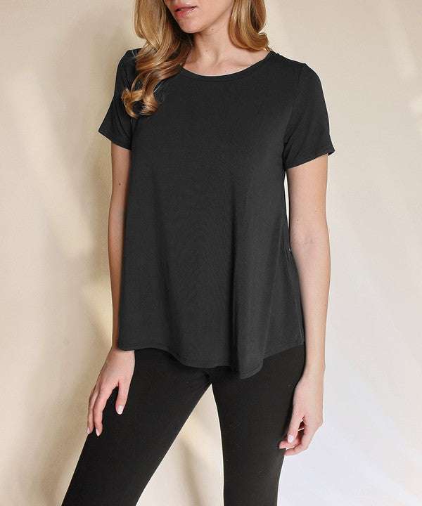 Studio Ko Bamboo Relaxed Fit Top - Jennie Dots