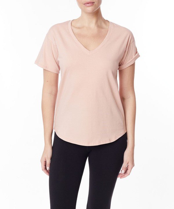 Studio Ko Cotton Jersey V Top - Jennie Dots