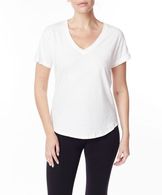 Studio Ko Cotton Jersey V Top - Jennie Dots