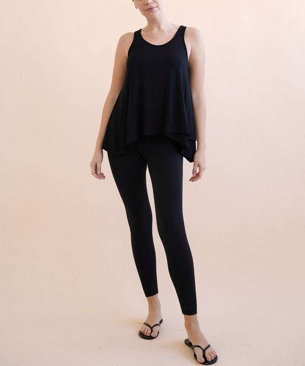 Studio Ko Flared Tank - Jennie Dots