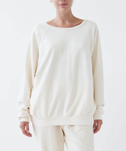 Studio Ko GARMENT DYE FRENCH TERRY PULLOVER - Jennie Dots