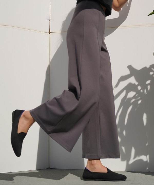 Studio Ko PONTE WIDE LEG ANKLE LENGTH PANTS - Jennie Dots