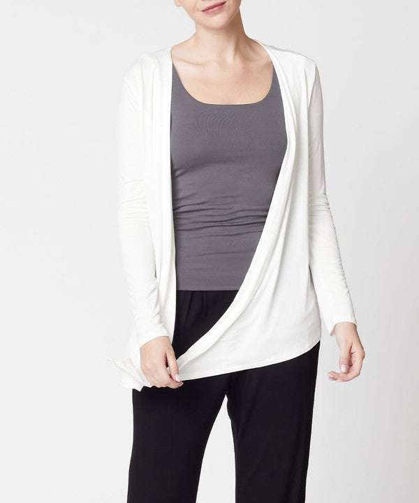 Studio Ko Simple Tie Front Cardigan - Jennie Dots