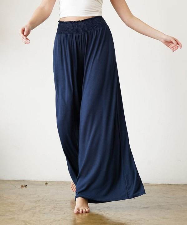 Studio Ko Smocked Palazzo Pant - Jennie Dots