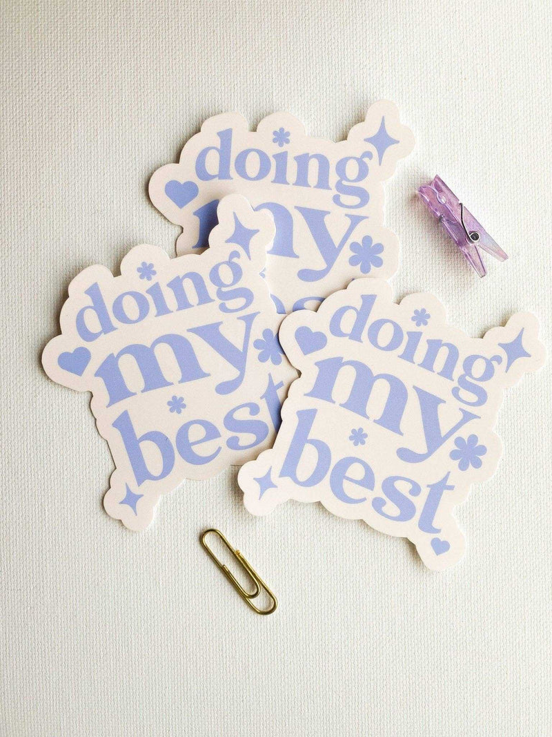 Sunglow Paper Co. - Doing My Best Sticker - Jennie Dots