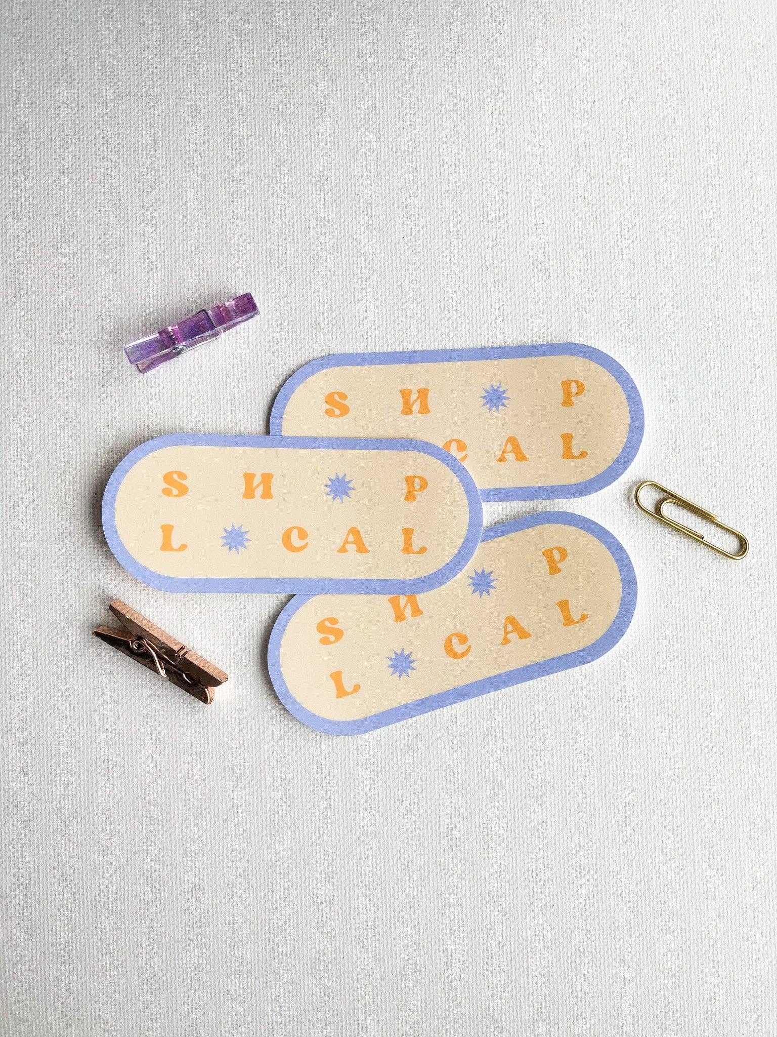 Sunglow Paper Co. - Shop Local Sticker - Jennie Dots