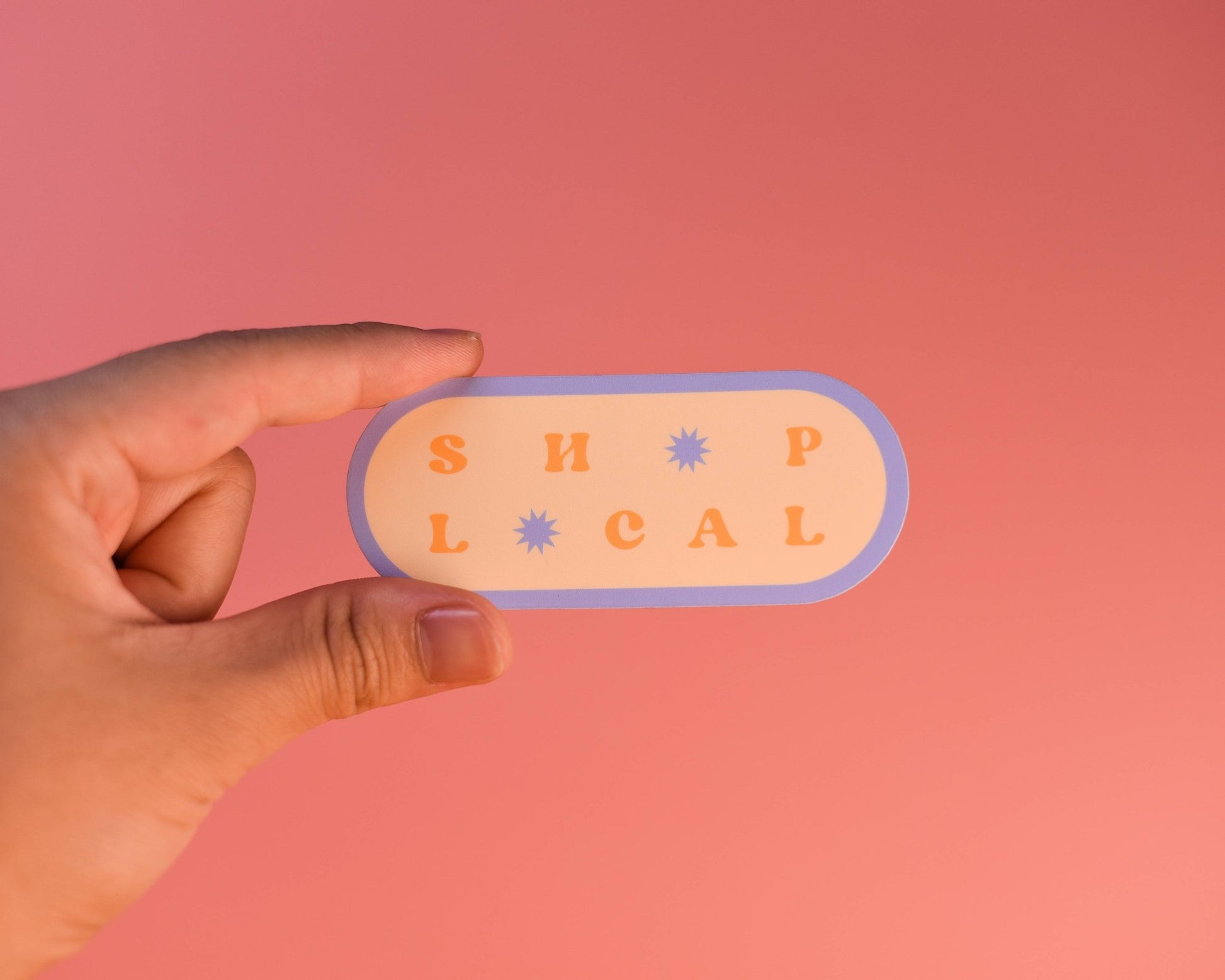 Sunglow Paper Co. - Shop Local Sticker - Jennie Dots
