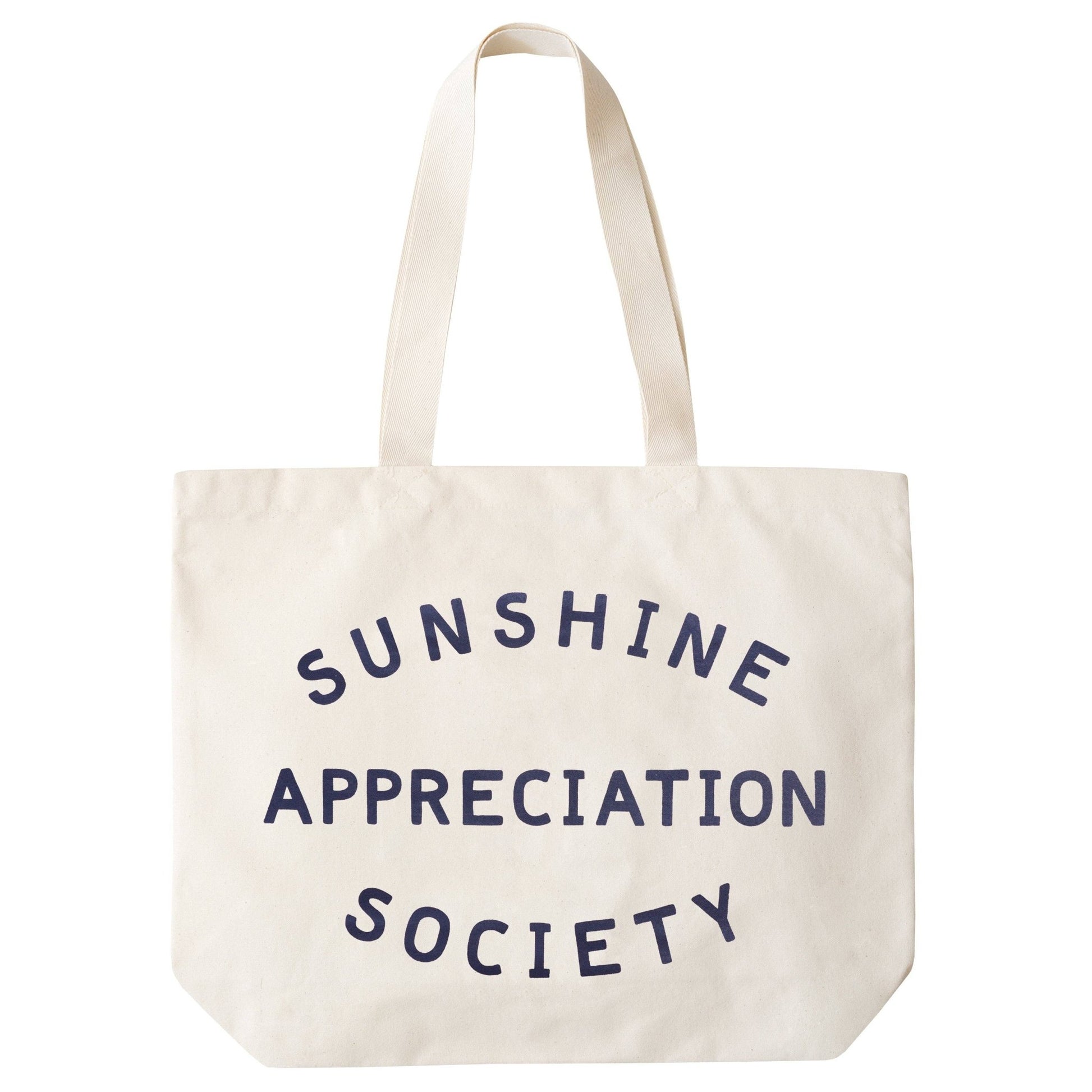 Sunshine Appreciation Society - Big Canvas Tote Bag - Jennie Dots