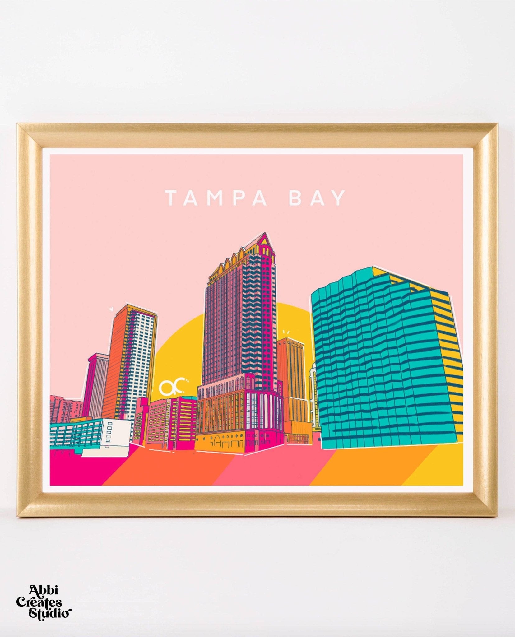 Tampa Bay and St Pete Landmarks Art Prints - Jennie Dots